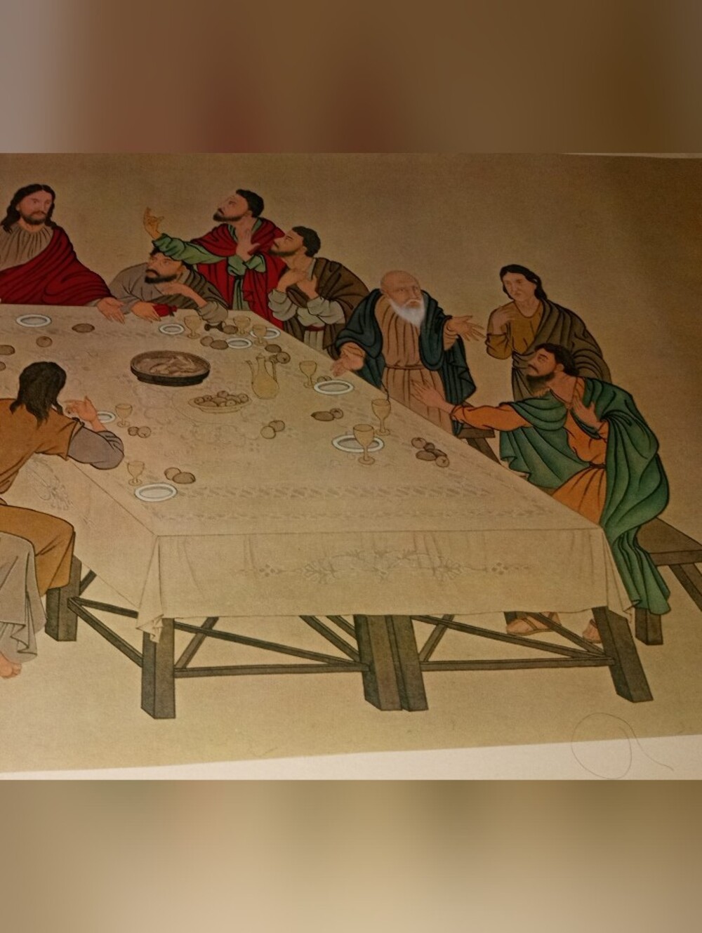 Chinese-style depiction of The Last Supper.